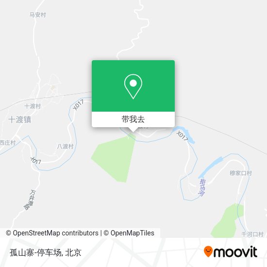 孤山寨-停车场地图