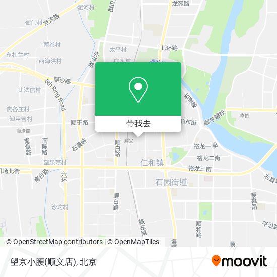望京小腰(顺义店)地图
