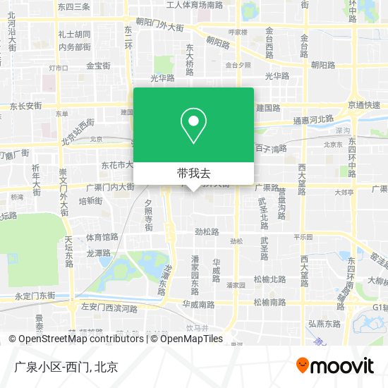 广泉小区-西门地图