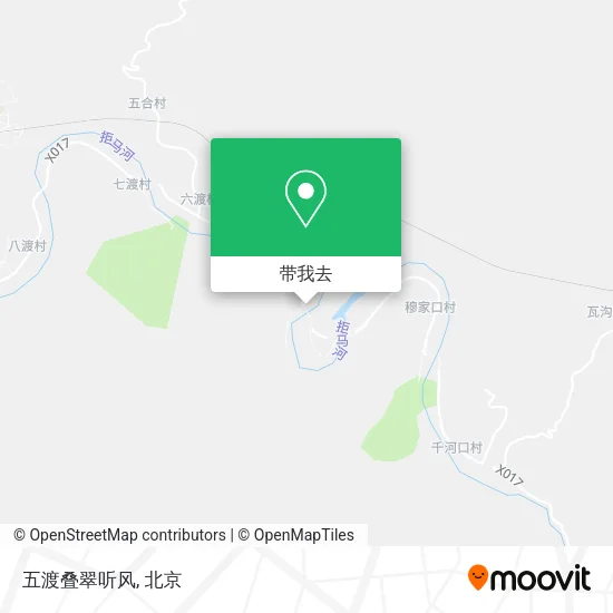 五渡叠翠听风地图