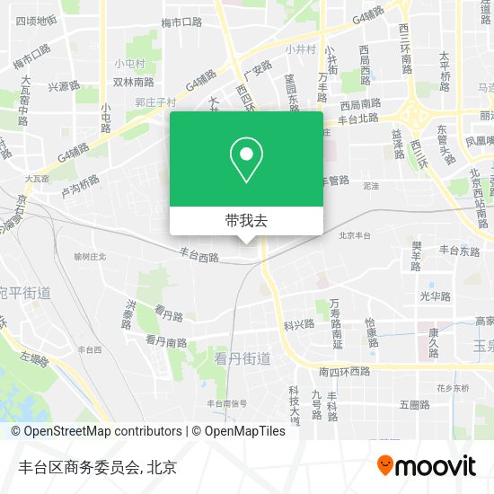 丰台区商务委员会地图