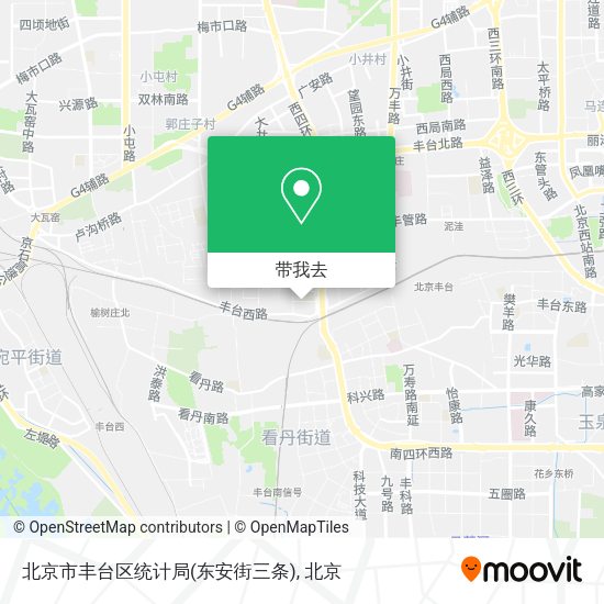 北京市丰台区统计局(东安街三条)地图