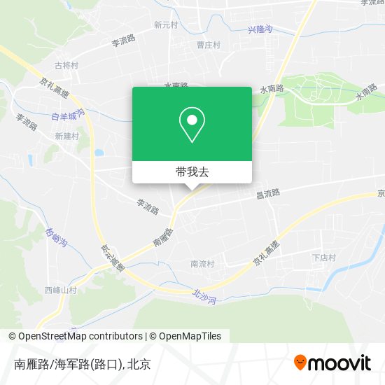 南雁路/海军路(路口)地图