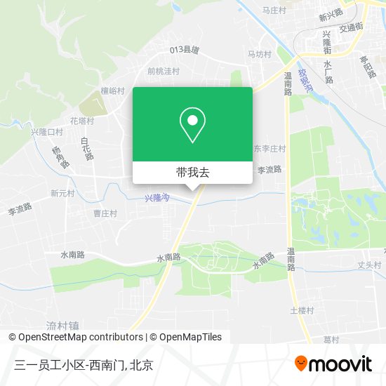 三一员工小区-西南门地图