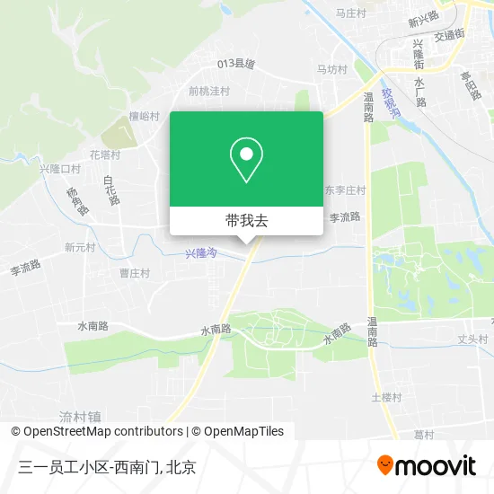 三一员工小区-西南门地图