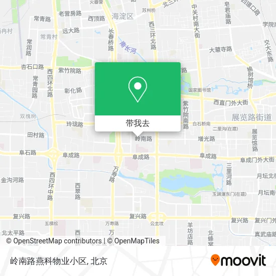 岭南路燕科物业小区地图