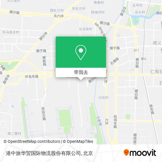 港中旅华贸国际物流股份有限公司地图
