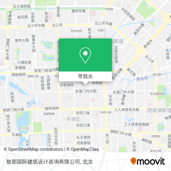 敖那国际建筑设计咨询有限公司地图