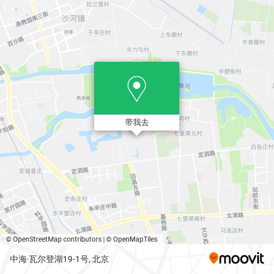 中海·瓦尔登湖19-1号地图