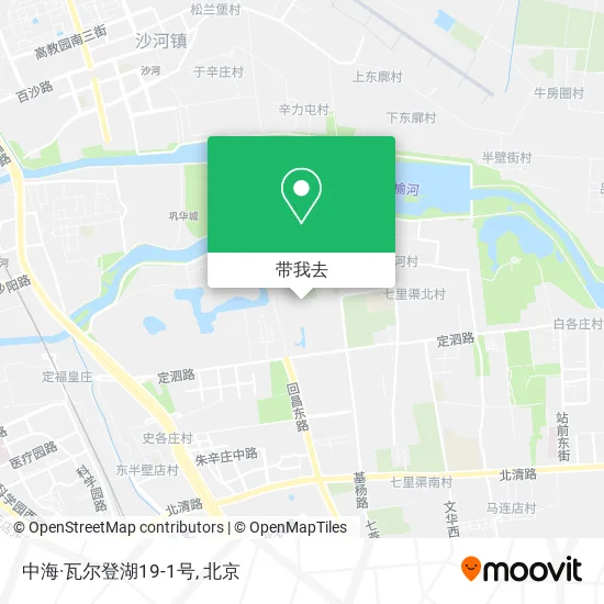 中海·瓦尔登湖19-1号地图