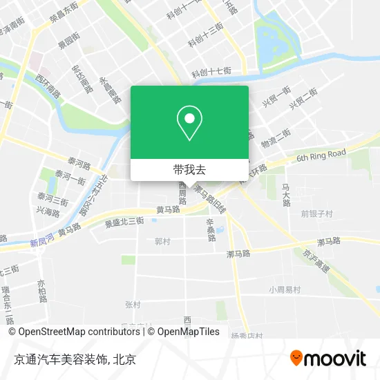 京通汽车美容装饰地图