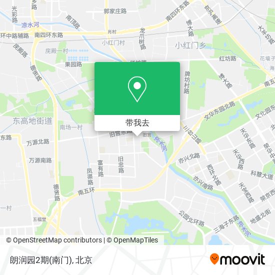 朗润园2期(南门)地图