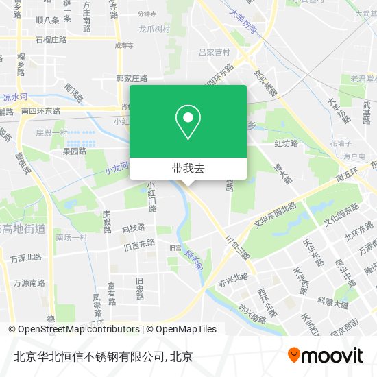 北京华北恒信不锈钢有限公司地图