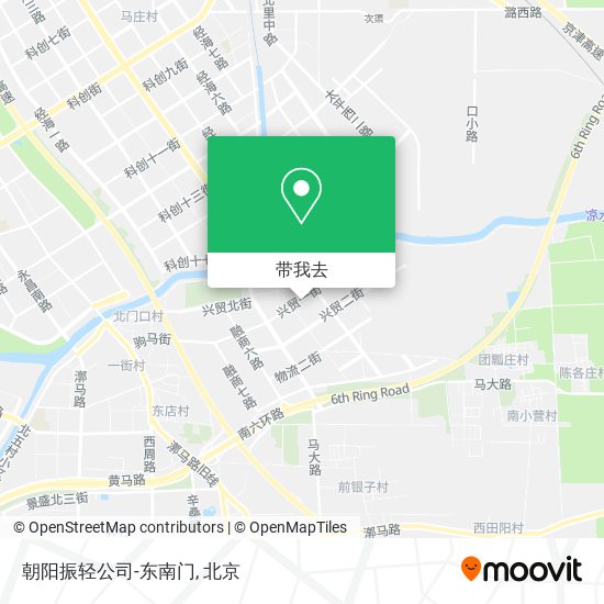 朝阳振轻公司-东南门地图