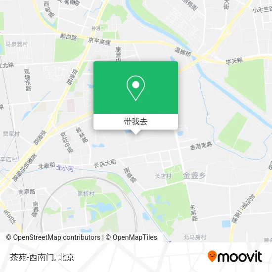 茶苑-西南门地图