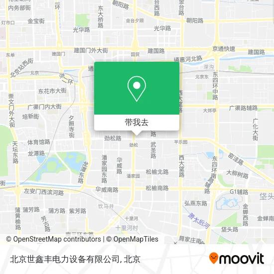 北京世鑫丰电力设备有限公司地图