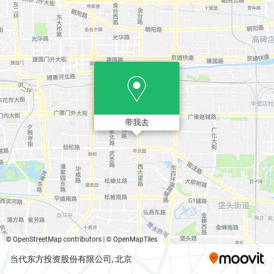 当代东方投资股份有限公司地图