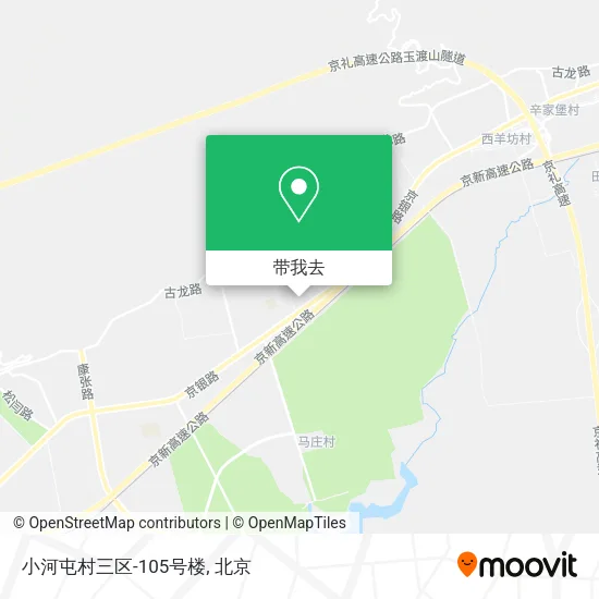 小河屯村三区-105号楼地图