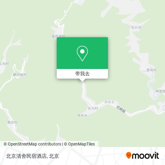 北京清舍民宿酒店地图