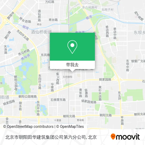 北京市朝阳田华建筑集团公司第六分公司地图