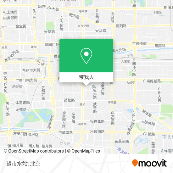 超市水站地图