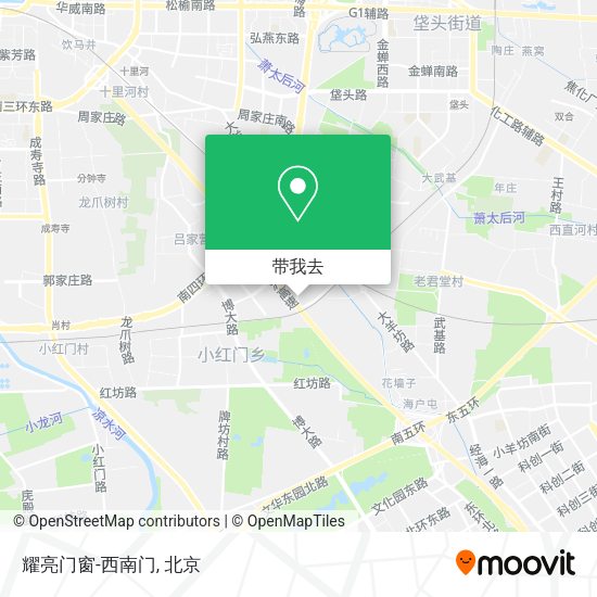 耀亮门窗-西南门地图