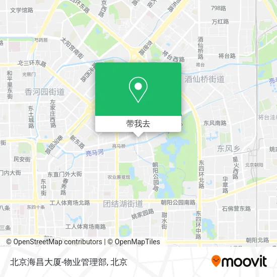 北京海昌大厦-物业管理部地图