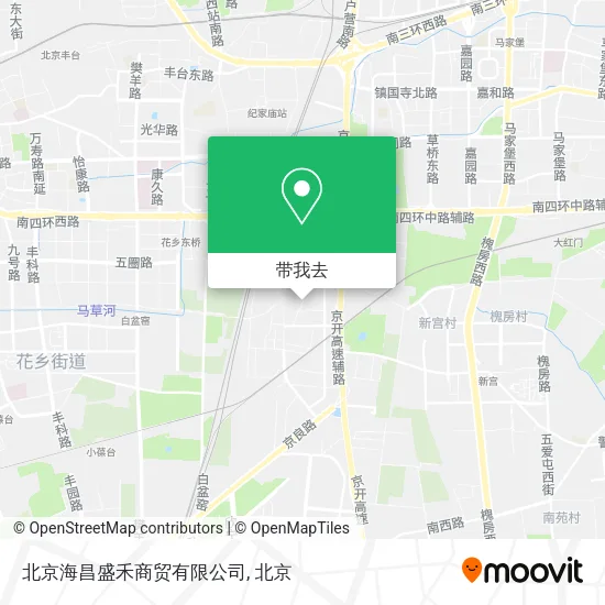 北京海昌盛禾商贸有限公司地图