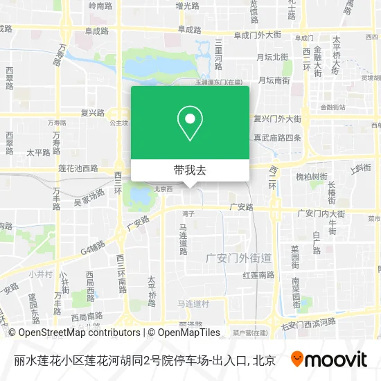 丽水莲花小区莲花河胡同2号院停车场-出入口地图