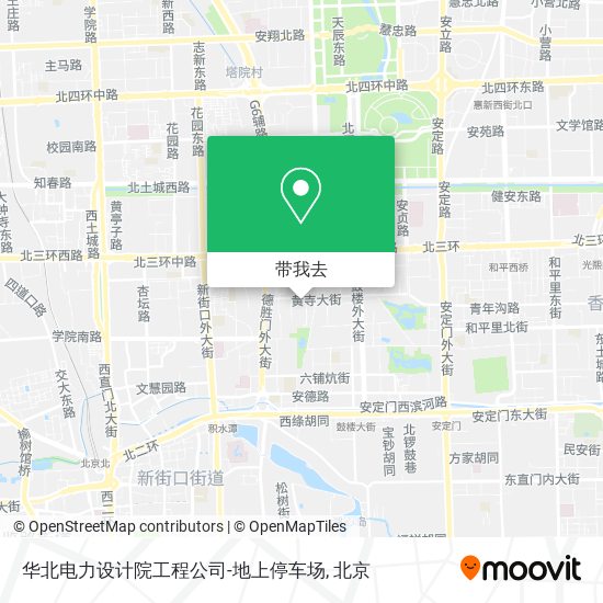 华北电力设计院工程公司-地上停车场地图