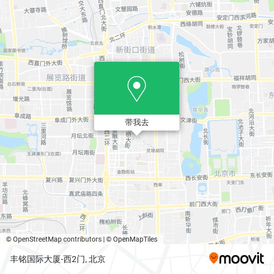 丰铭国际大厦-西2门地图