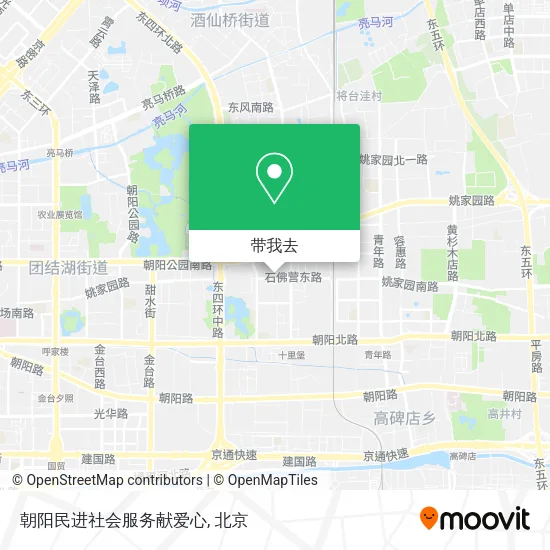 朝阳民进社会服务献爱心地图
