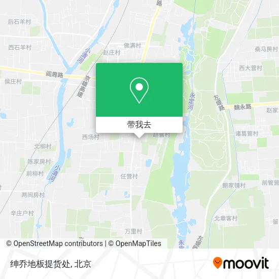 绅乔地板提货处地图