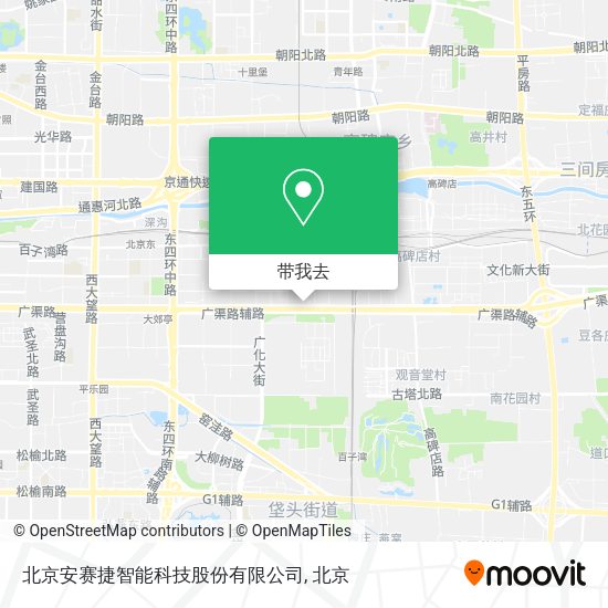 北京安赛捷智能科技股份有限公司地图