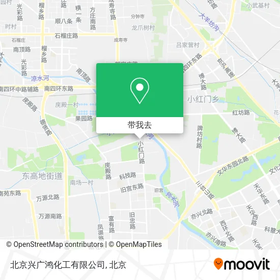 北京兴广鸿化工有限公司地图