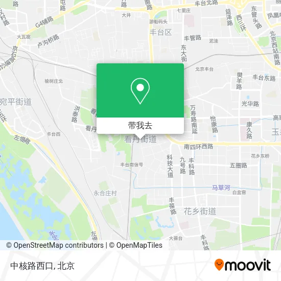 中核路西口地图