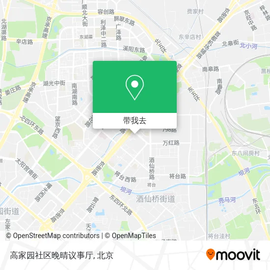 高家园社区晚晴议事厅地图
