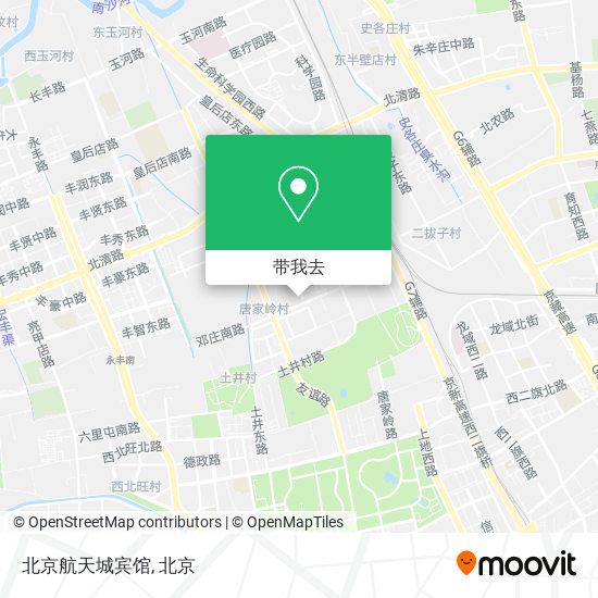 北京航天城宾馆地图