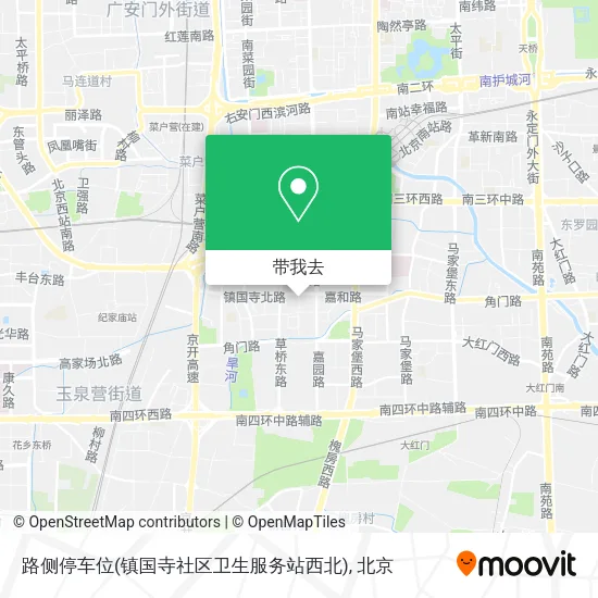 路侧停车位(镇国寺社区卫生服务站西北)地图