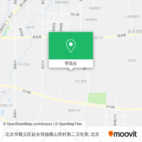 北京市顺义区赵全营镇稷山营村第二卫生室地图