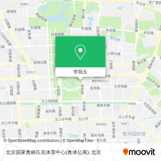 北京国家奥林匹克体育中心(奥体公寓)地图