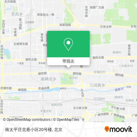 南太平庄北巷小区20号楼地图