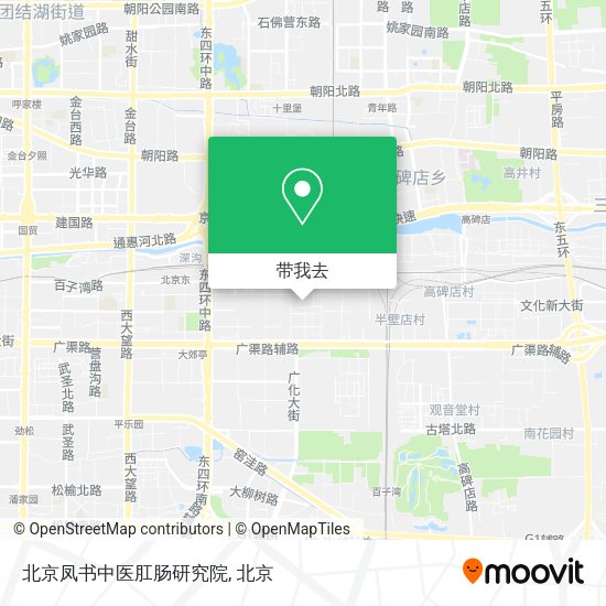 北京凤书中医肛肠研究院地图