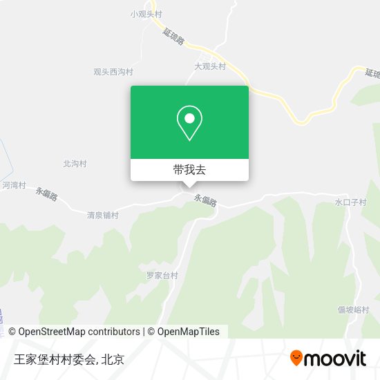 王家堡村村委会地图
