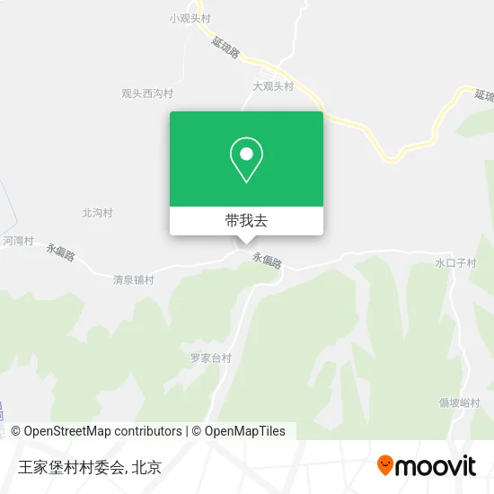 王家堡村村委会地图