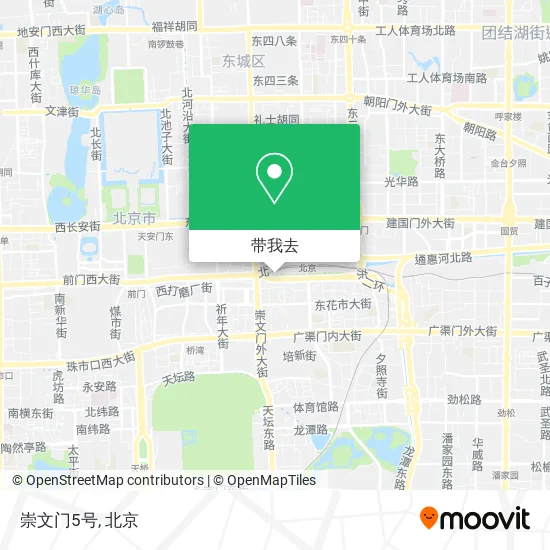 崇文门5号地图