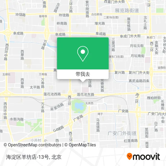 海淀区羊坊店-13号地图