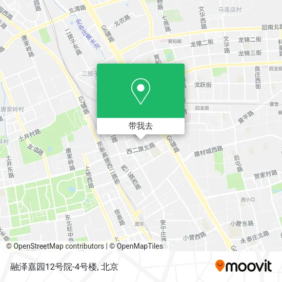 融泽嘉园12号院-4号楼地图