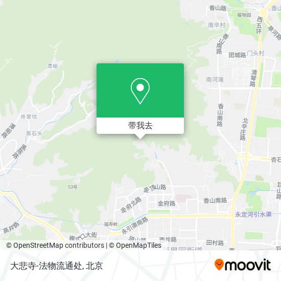 大悲寺-法物流通处地图