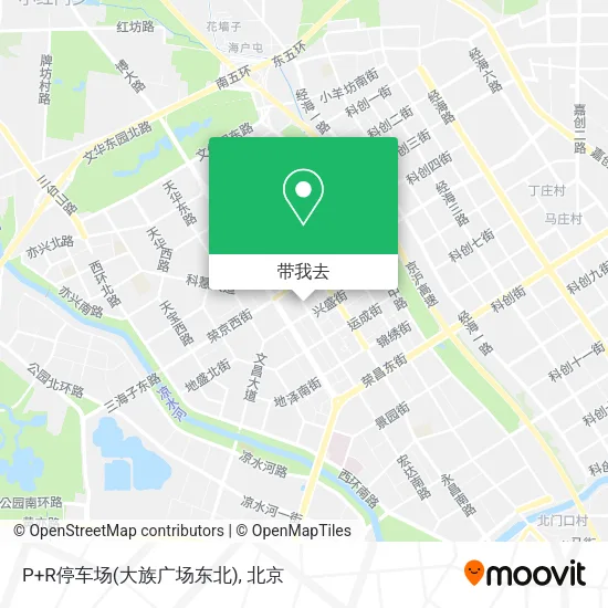 P+R停车场(大族广场东北)地图